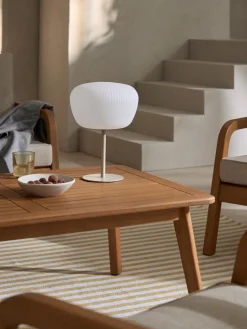 Lámpara de mesa para exterior regulable Tara