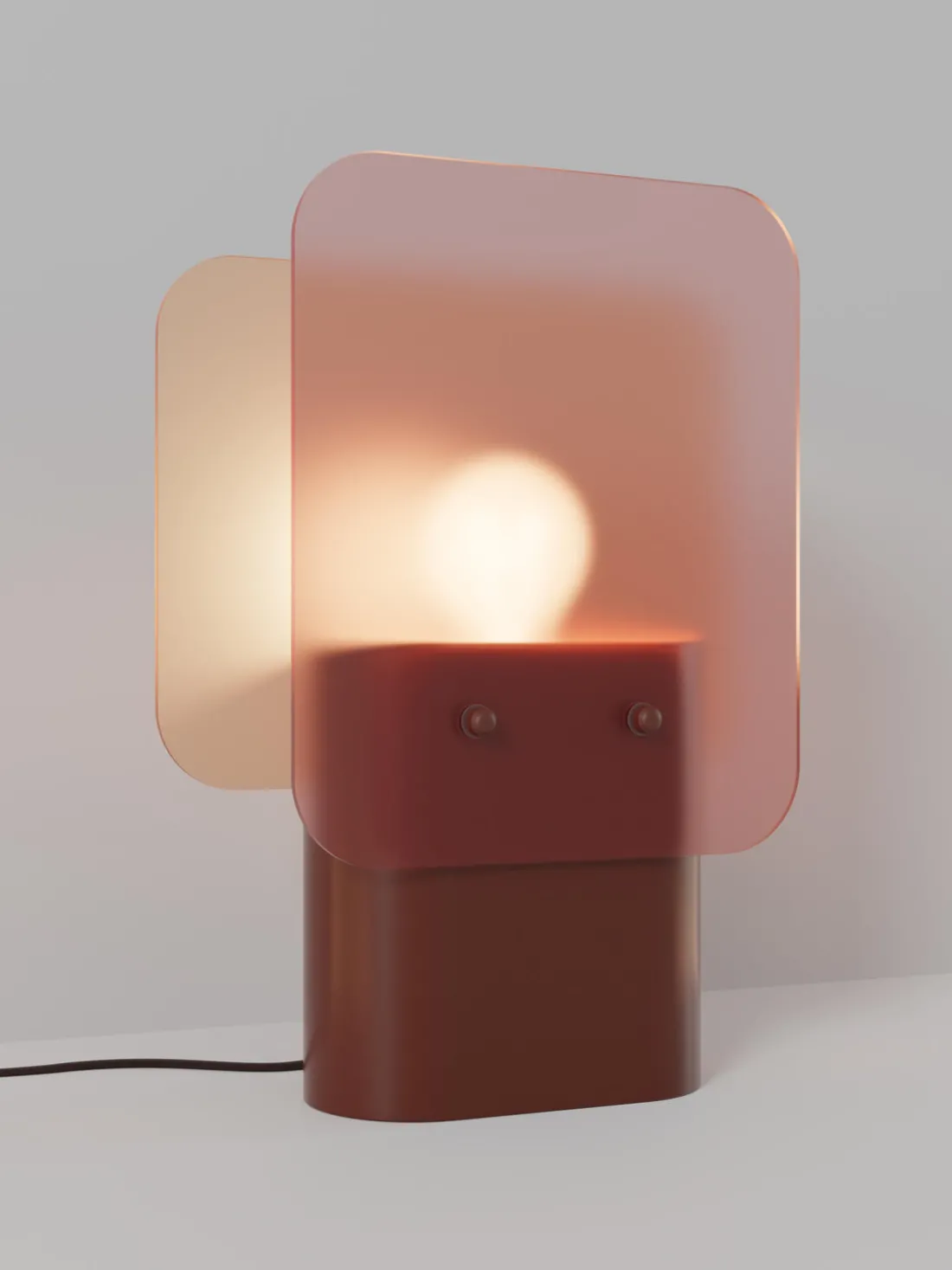 Lámpara de mesa pequeña Aluna