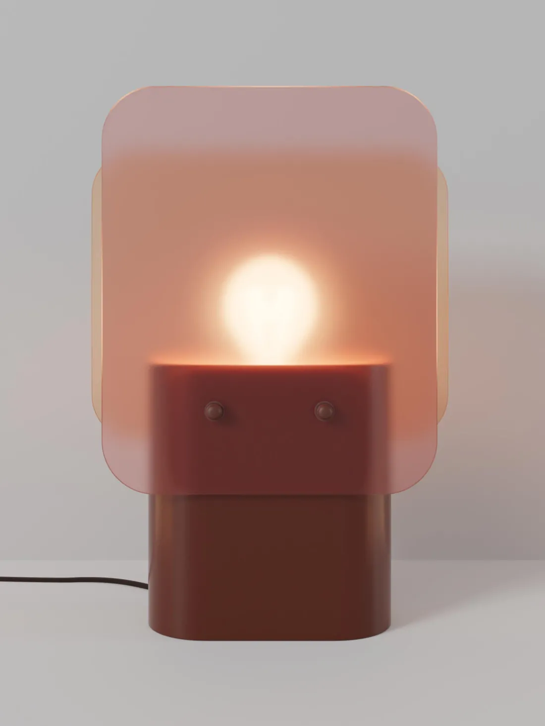 Lámpara de mesa pequeña Aluna