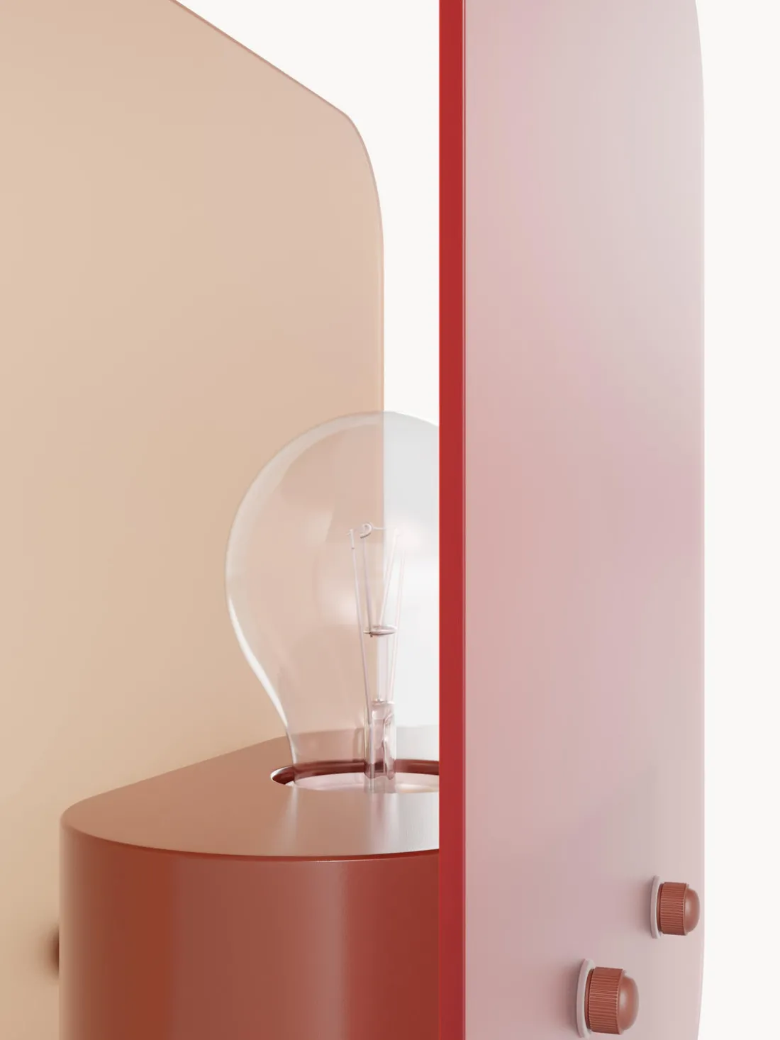 Lámpara de mesa pequeña Aluna