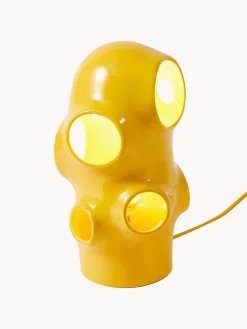 Lámpara de mesa pequeña artesanal Bulle