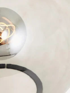 Lámpara de mesa pequeña de vidrio Belado