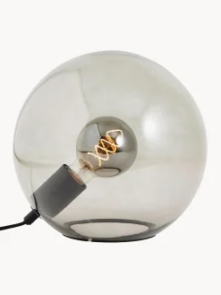 Lámpara de mesa pequeña de vidrio Belado