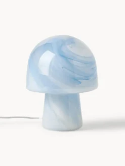 Lámpara de mesa pequeña en look mármol Talia