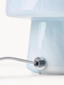 Lámpara de mesa pequeña en look mármol Talia