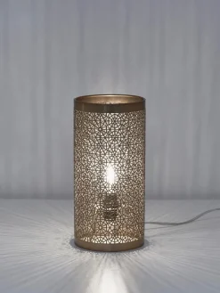 Lámpara de mesa pequeña Hermine, estilo boho