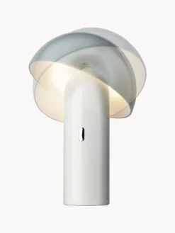 Lámpara de mesa pequeña LED regulable Svamp, portátil