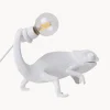 Lámpara de mesa pequeña LED Chameleon, con puerto USB