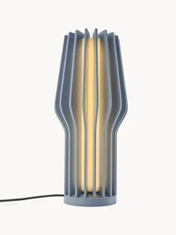 Lámpara de mesa pequeña LED regulable Radiant, portátil