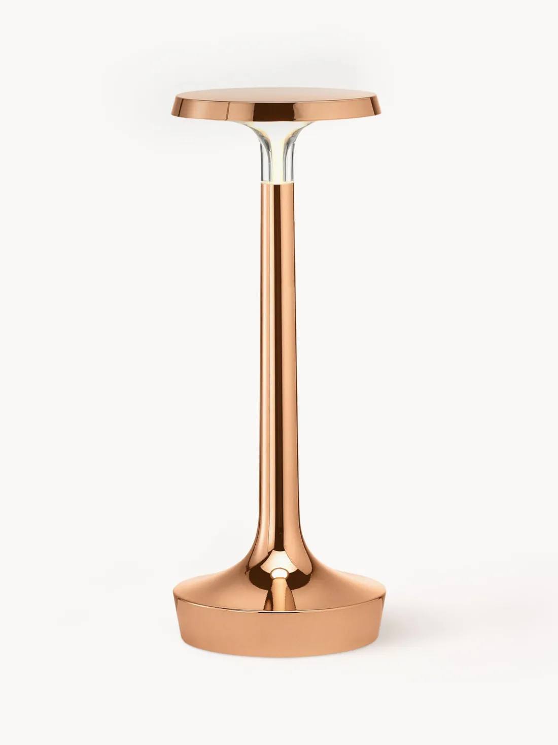 Lámpara de mesa pequeña LED regulable Bonjour, portátil