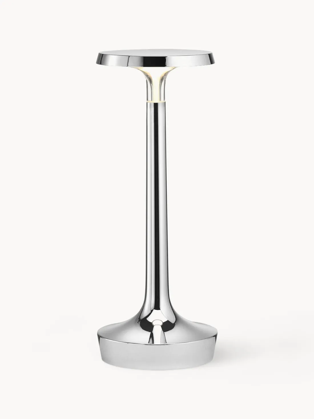 Lámpara de mesa pequeña LED regulable Bonjour, portátil