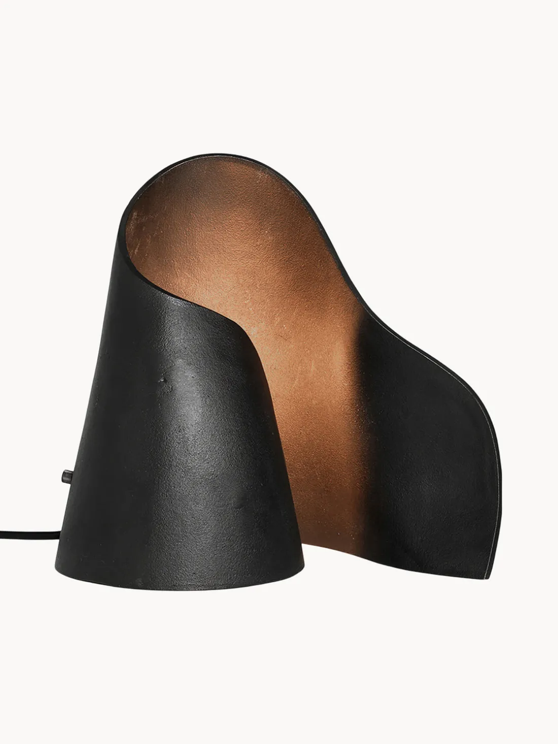 Lámpara de mesa pequeña LED regulable Oyster