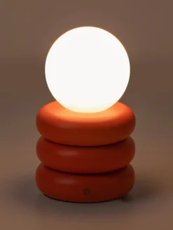 Lámpara de mesa pequeña LED Tube, portátil y con conexión USB