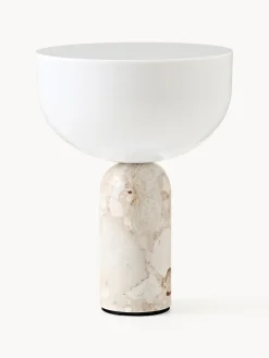 Lámpara de mesa pequeña móvil de mármol Kizu, regulable