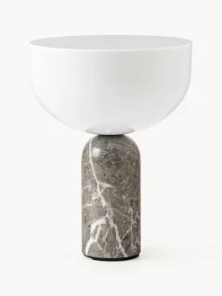 Lámpara de mesa pequeña móvil de mármol Kizu, regulable