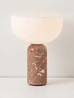 Lámpara de mesa pequeña móvil de mármol Kizu, regulable
