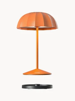 Lámpara de mesa pequeña para exterior LED regulable Ombrellino, portátil