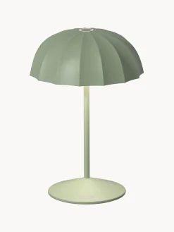 Lámpara de mesa pequeña para exterior LED regulable Ombrellino, portátil