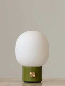 Lámpara de mesa pequeña regulable con puerto USB JWDA