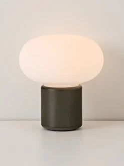 Lámpara de mesa pequeña regulable Karl-Johan, portátil