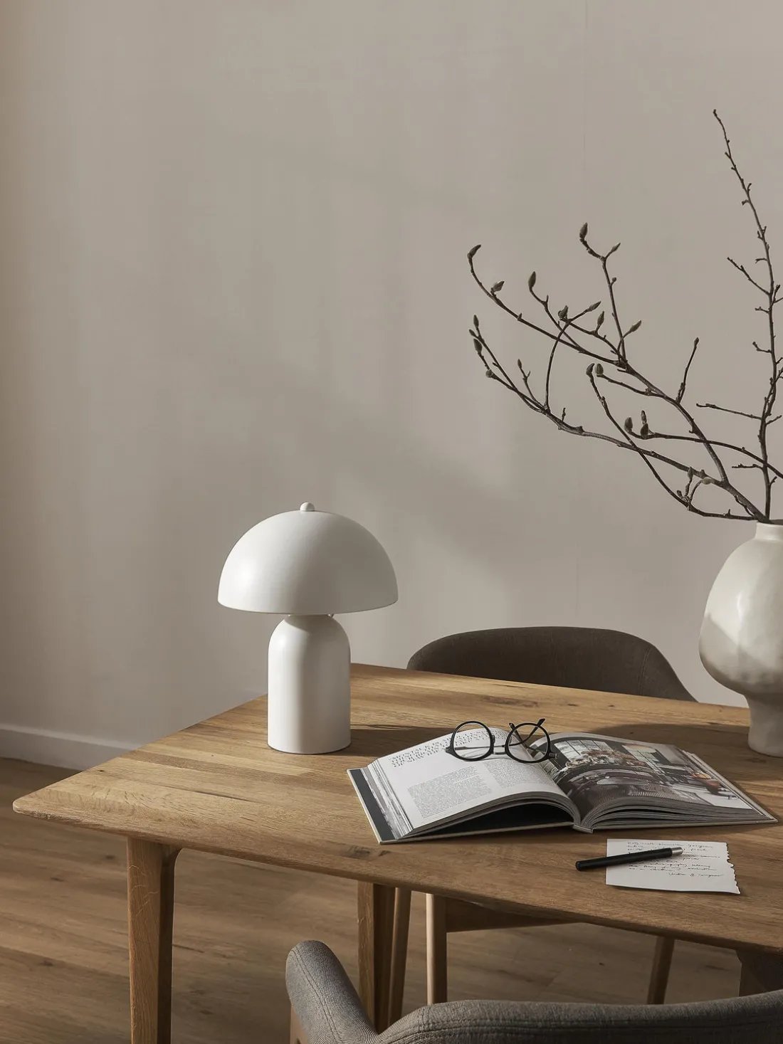 Lámpara de mesa retro Walter