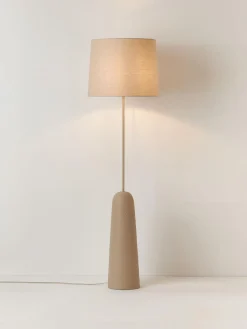 Lámpara de pie con base de cemento Kaya