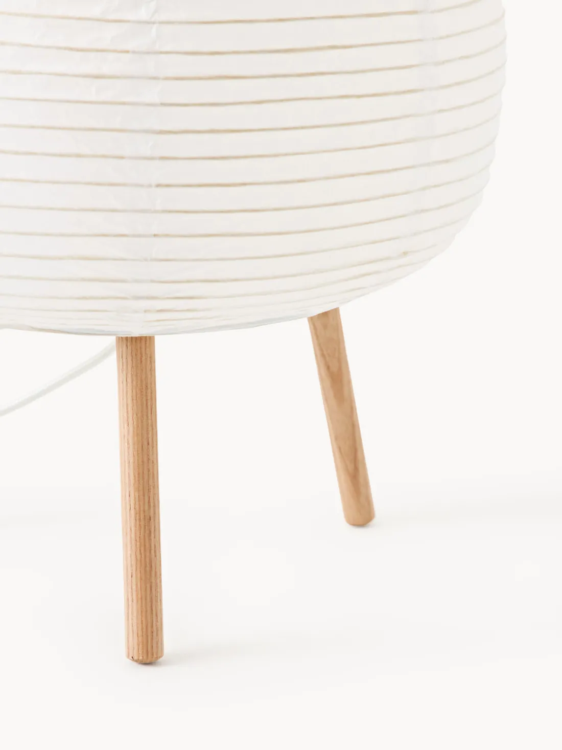 Lámpara de pie de diseño de papel de arroz Misaki