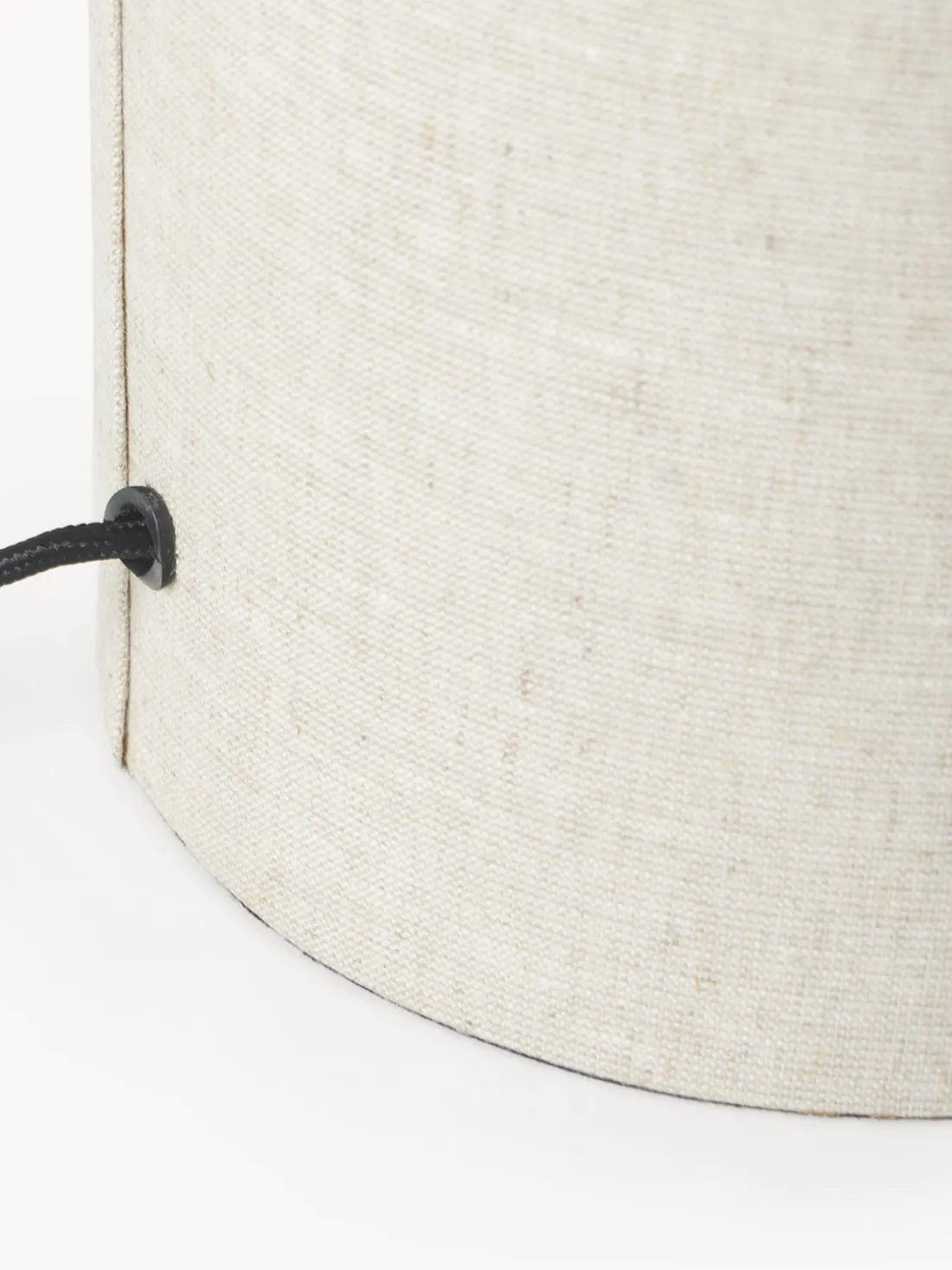 Lámpara de pie de lino Ron