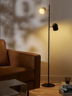 Lámpara de pie de metal Almo