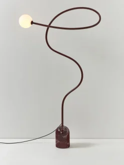 Lámpara de pie de mármol Alina