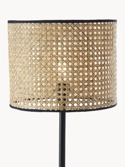 Lámpara de pie de ratán Wiley