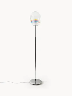 Lámpara de pie grande LED soplada regulable Stellar Nebula