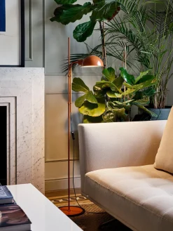 Lámpara de pie pequeña con pantalla ajustable Funiculí