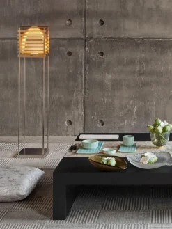 Lámpara de pie pequeña LED regulable Miya