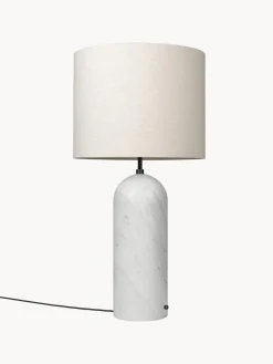 Lámpara de pie regulable con base de mármol Gravity, 120 cm