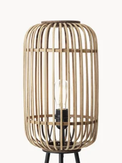 Lámpara de pie tripode boho pequeña Woodrow