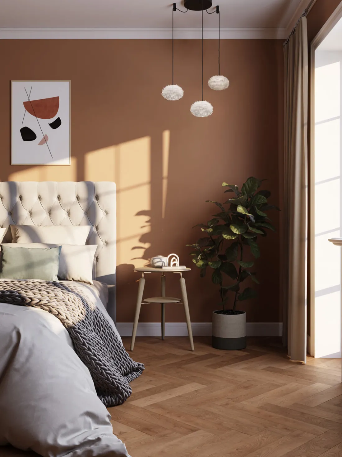 Lámpara de techo artesanal Cluster Eos Nano