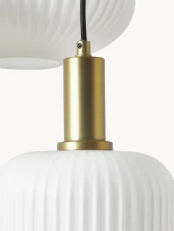 Lámpara de techo cluster de vidrio opalino Candela