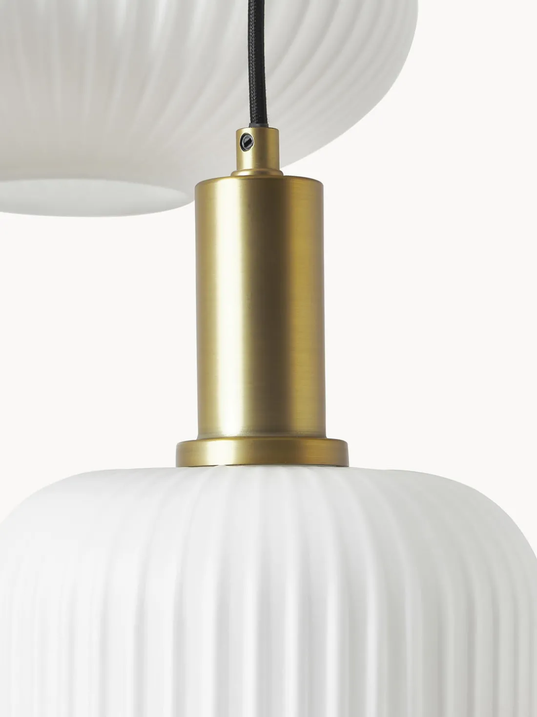 Lámpara de techo cluster de vidrio opalino Candela