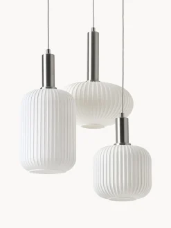 Lámpara de techo cluster de vidrio opalino Candela