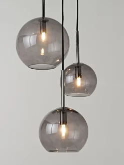 Lámpara de techo cluster de vidrio Raquel