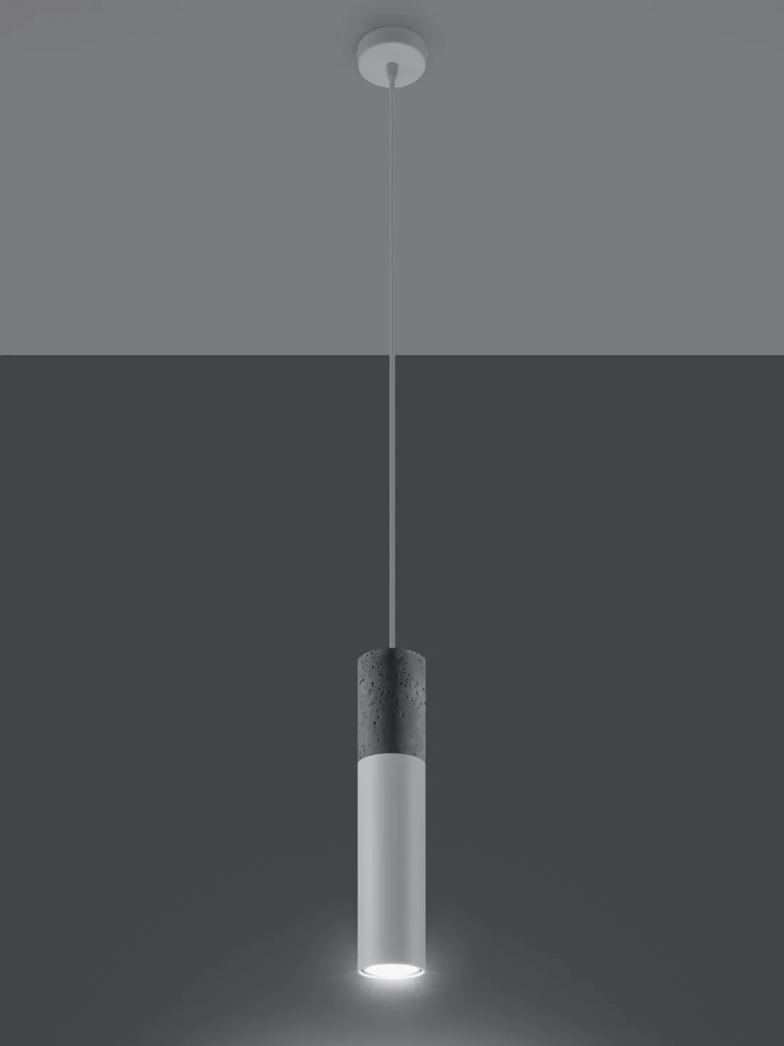 Lámpara de techo de cemento Edo