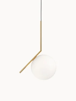 Lámpara de techo de cristal regulable soplada artesanalmente IC