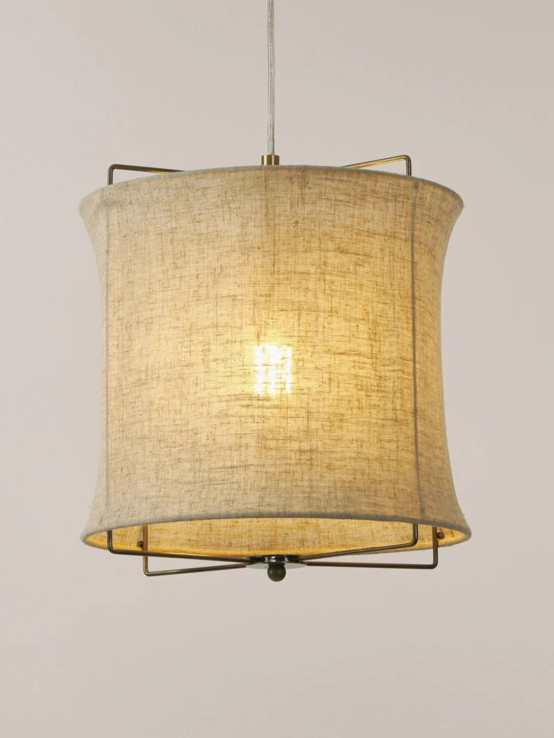 Lámpara de techo de lino Clouds