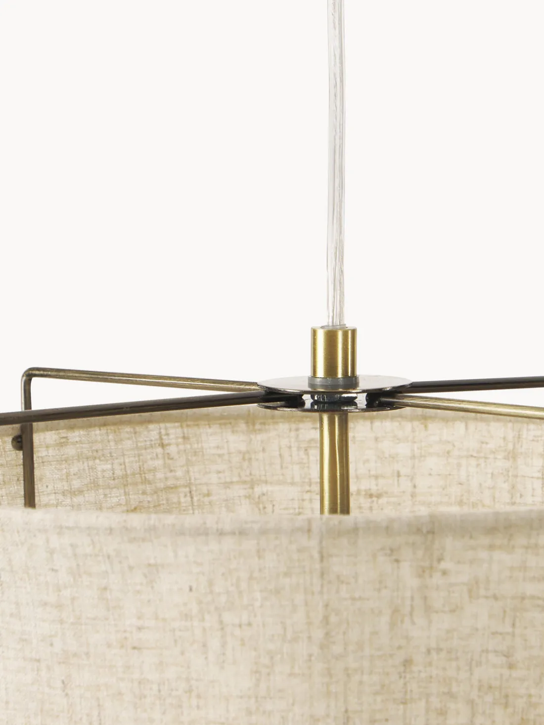 Lámpara de techo de lino Clouds