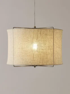 Lámpara de techo de lino Clouds