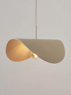 Lámpara de techo de lino de diseño Kenzie