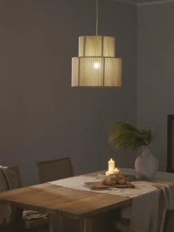 Lámpara de techo de lino Lace