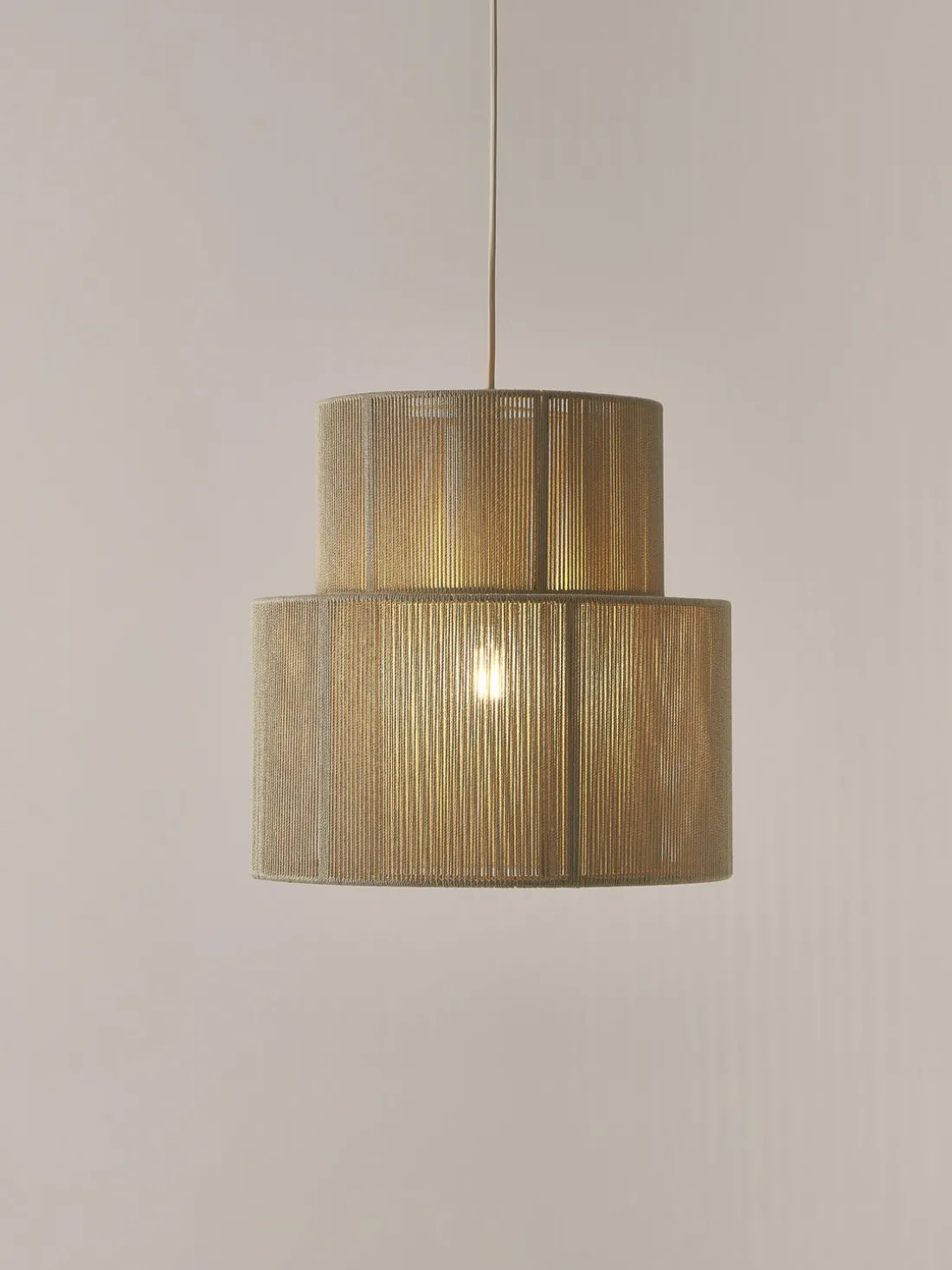 Lámpara de techo de lino Lace