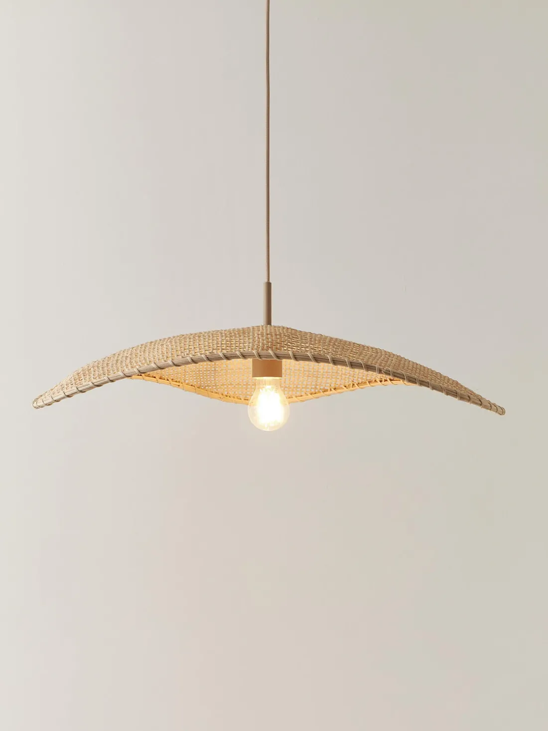 Lámpara de techo de ratán Senja